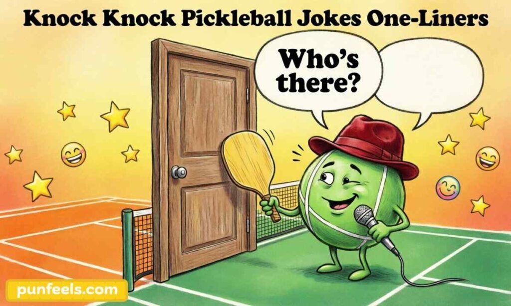 Knock Knock Pickleball Jokes One-Liners