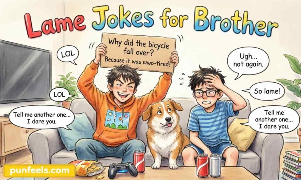 Lame Jokes for Brother