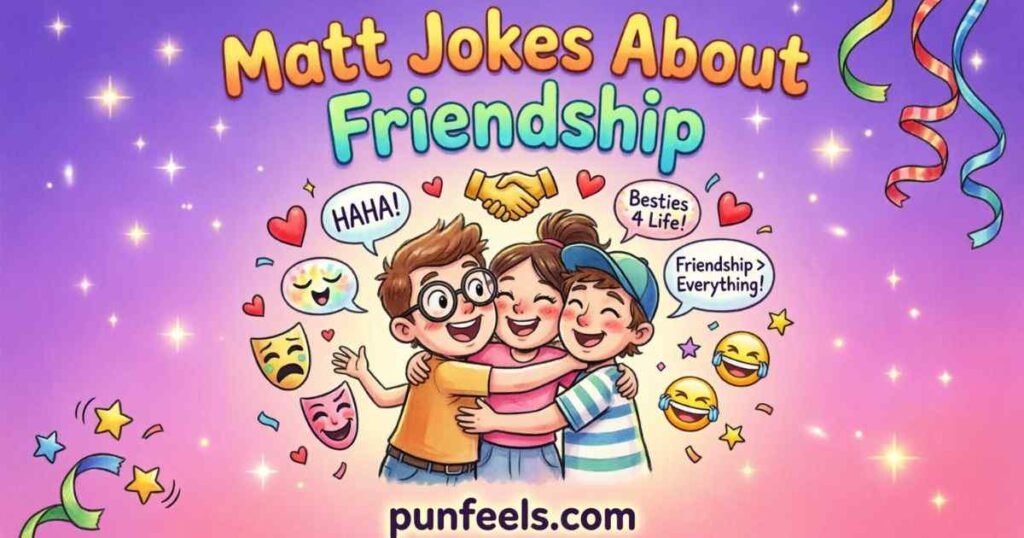 Matt Jokes About Friendship