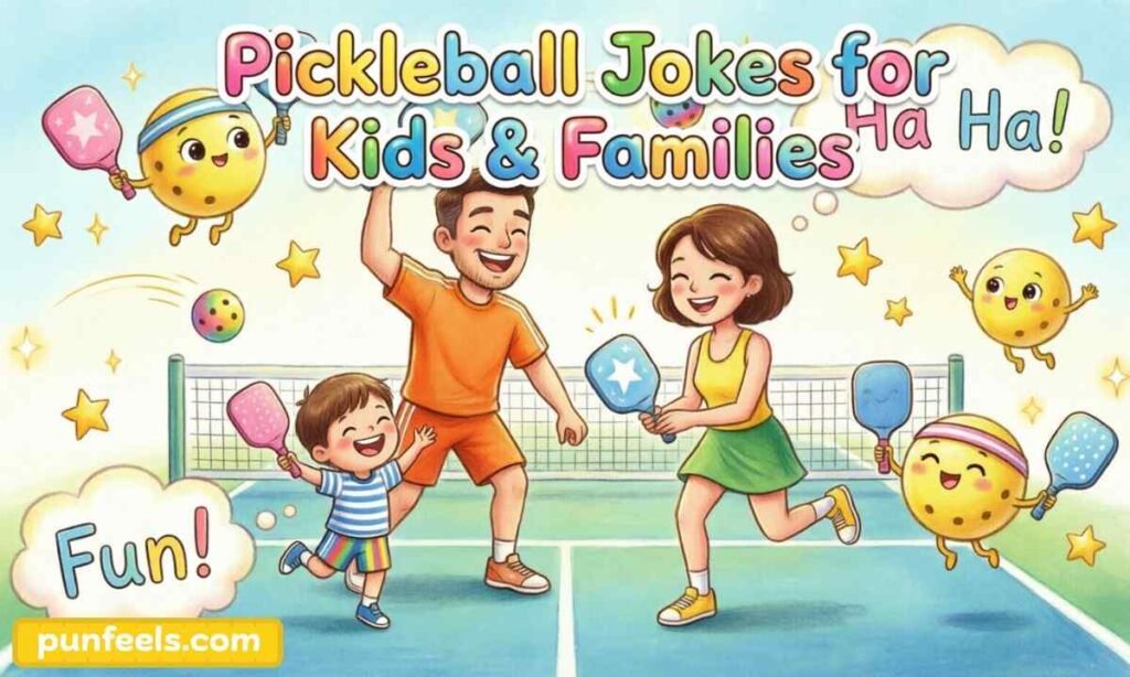 Pickleball Jokes for Kids & Families