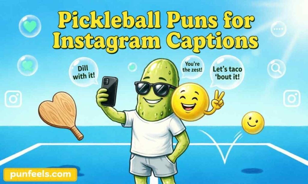 Pickleball Puns for Instagram Captions