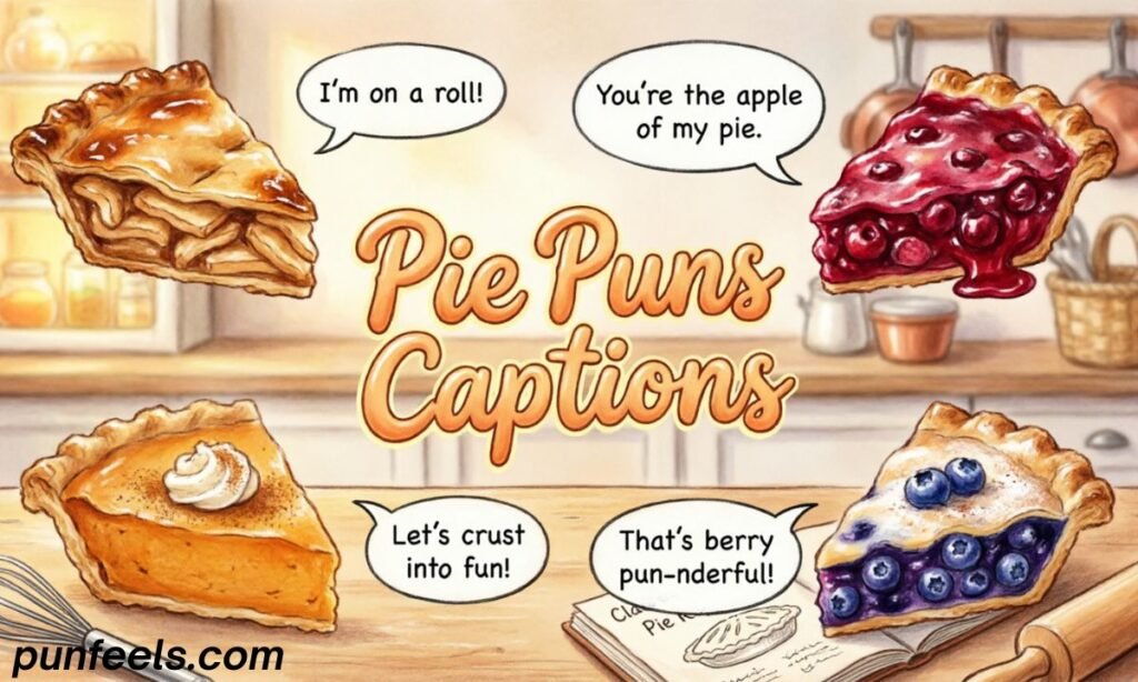 Pie Puns Captions