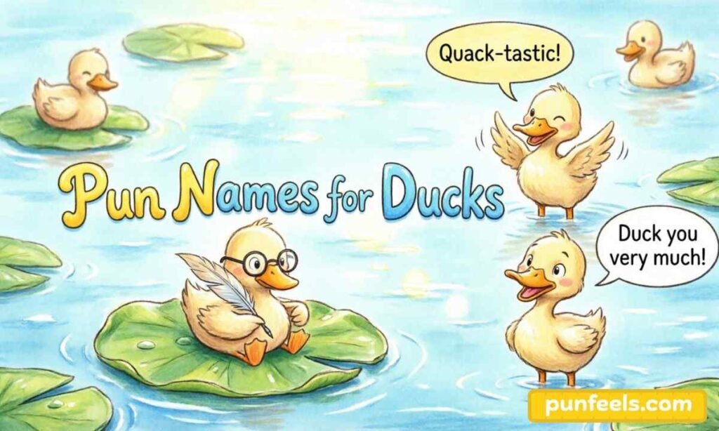 Pun Names for Ducks