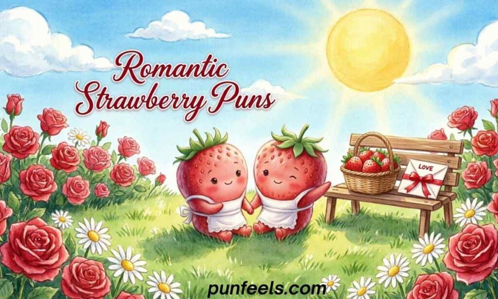 Romantic Strawberry Puns
