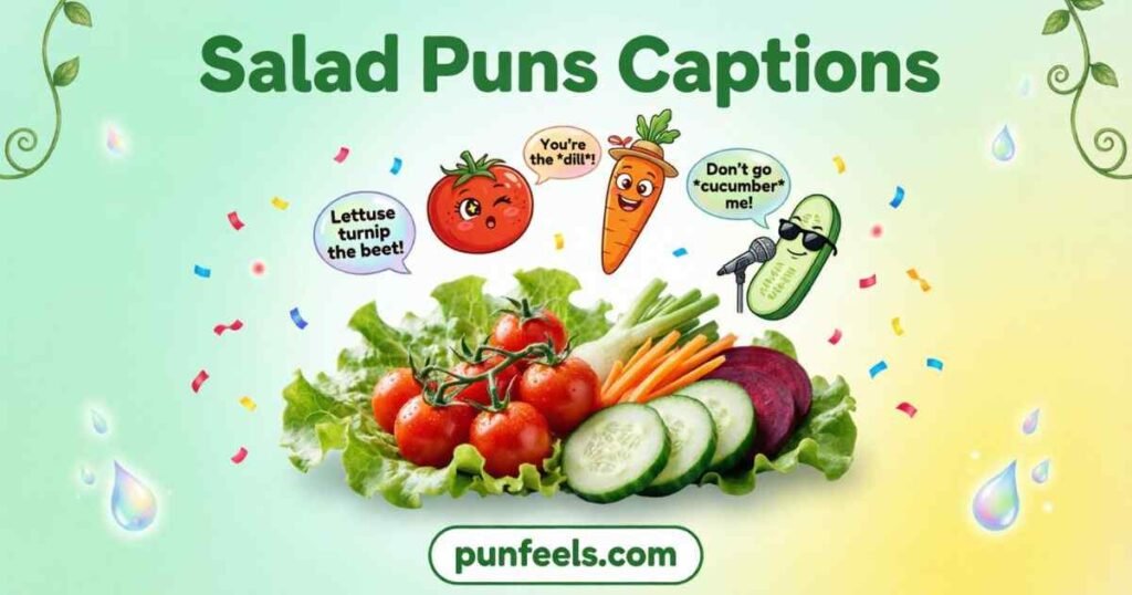Salad Puns Captions
