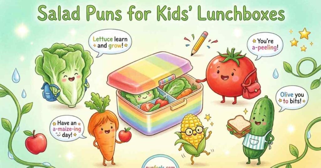 Salad Puns for Kids' Lunchboxes
