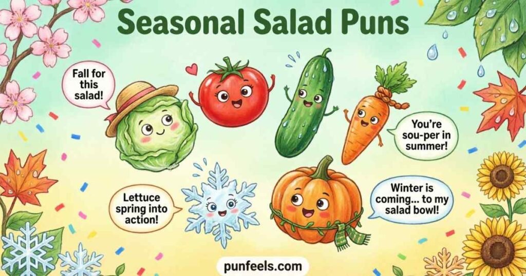 Seasonal Salad Puns