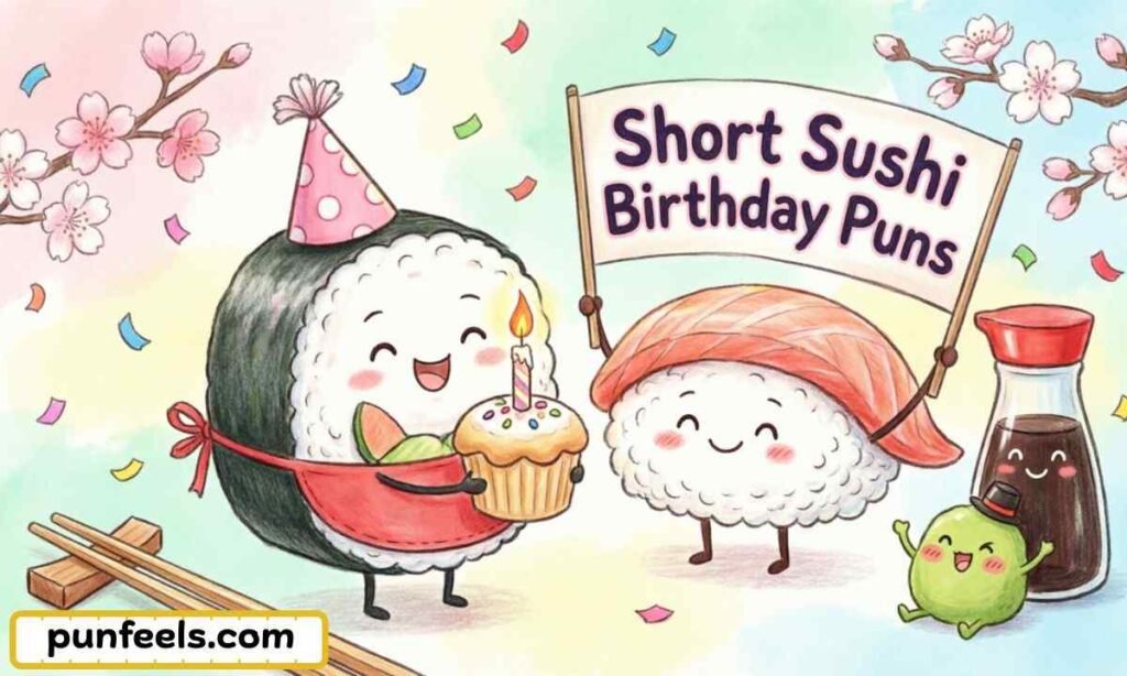 Short Sushi Birthday Puns