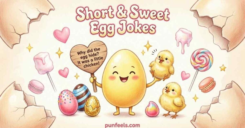 Short & Sweet Egg Jokes