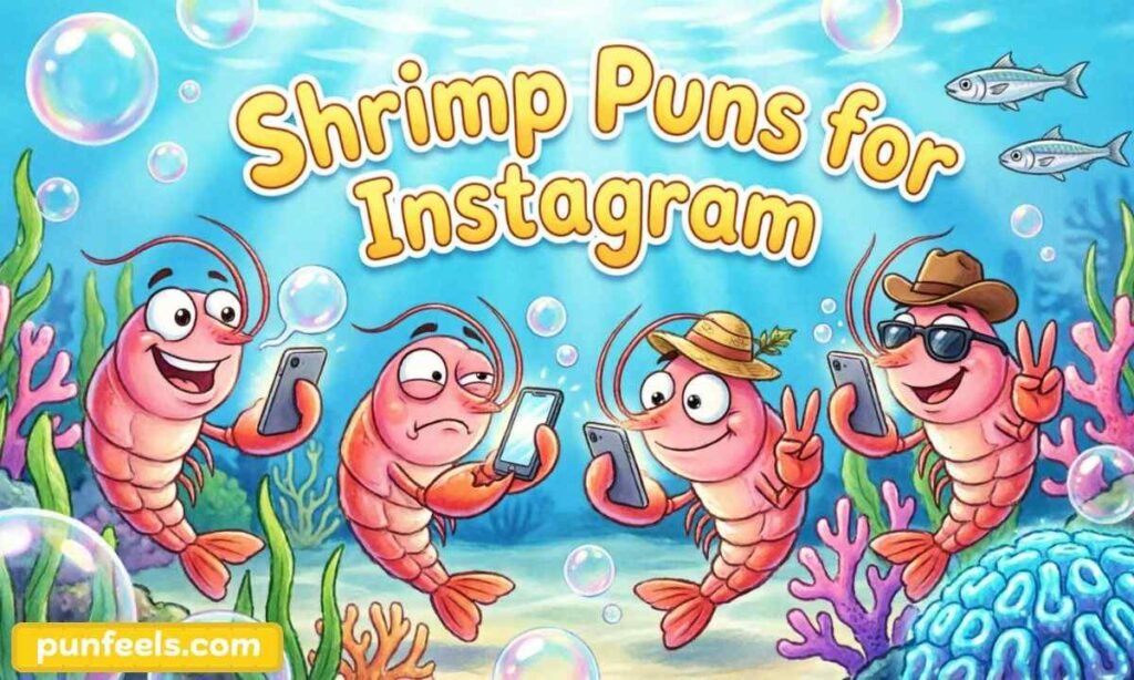 Shrimp Puns for Instagram