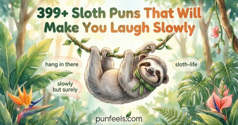 Sloth Puns Feature Image