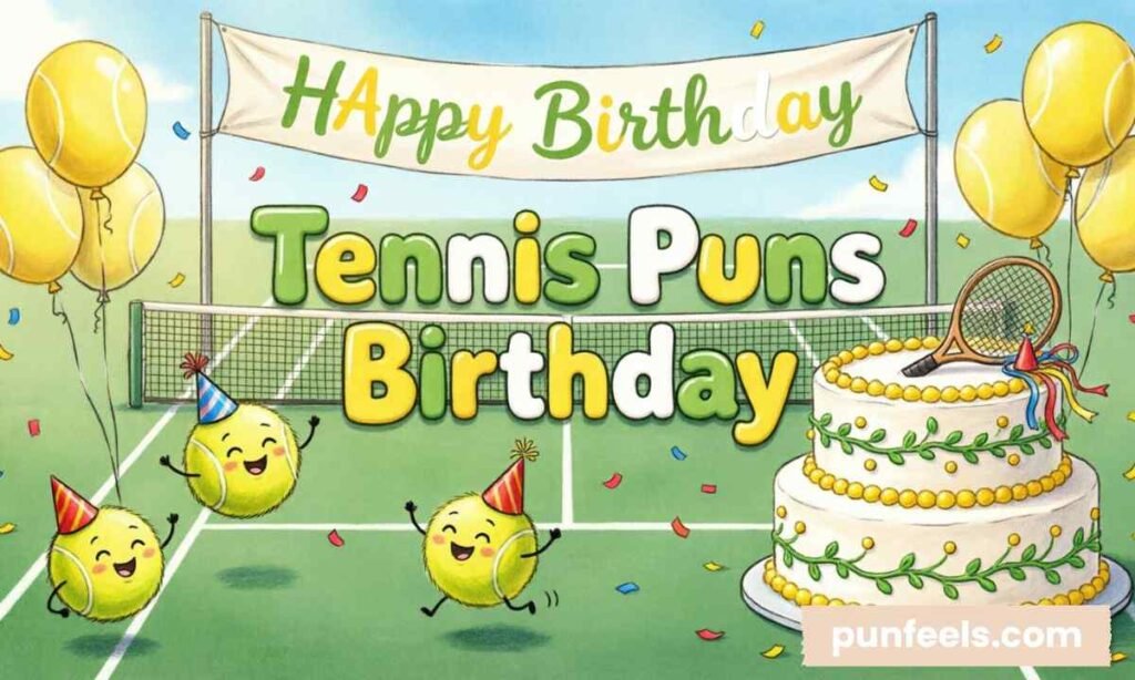 Tennis Puns Birthday