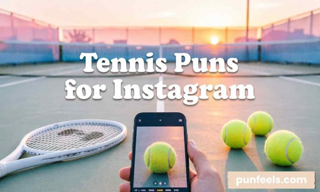 Tennis Puns for Instagram