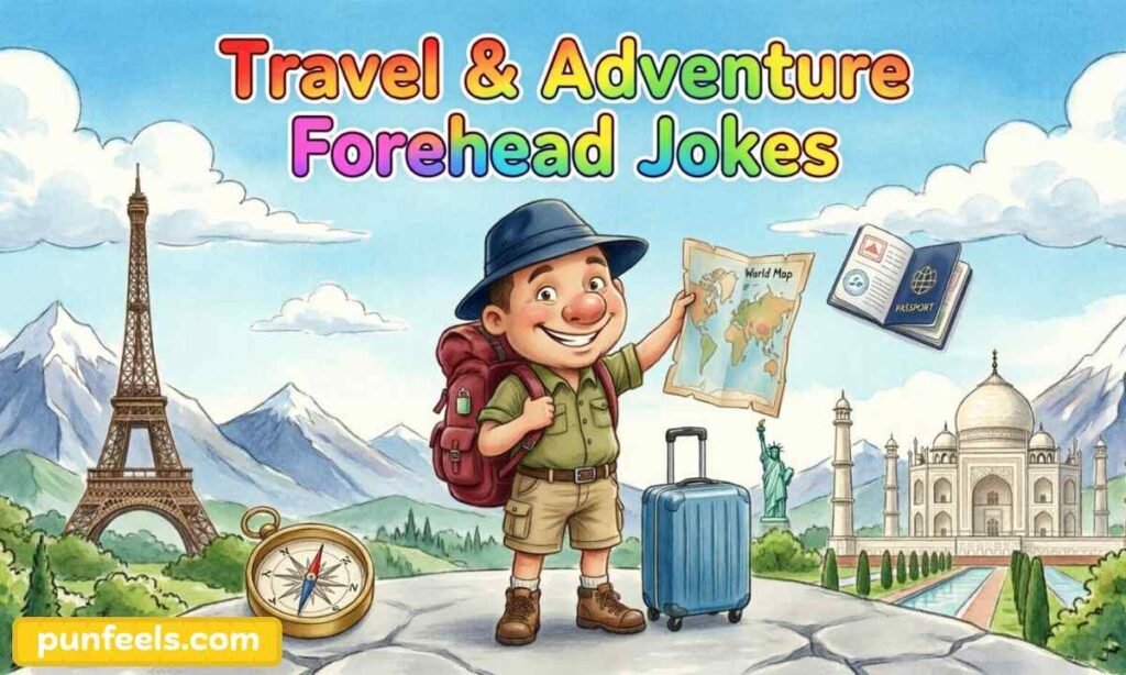Travel & Adventure Forehead Jokes