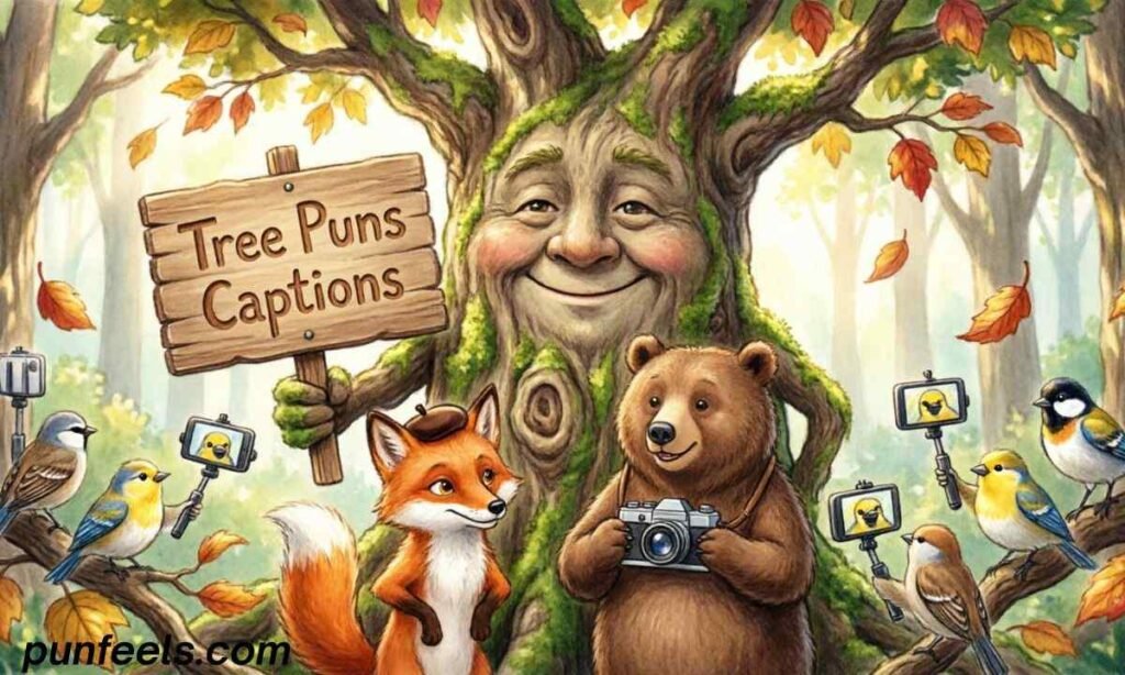 Tree Puns Captions