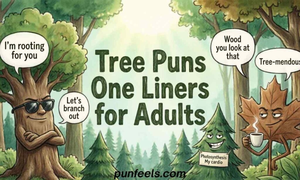 Tree Puns One Liners for Adults