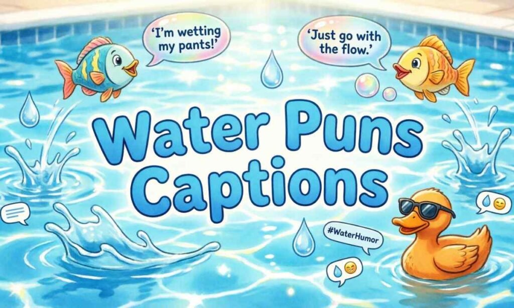 Water Puns Captions