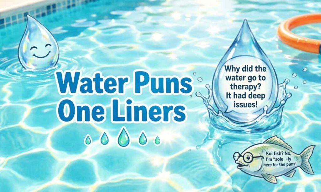 Water Puns One Liners