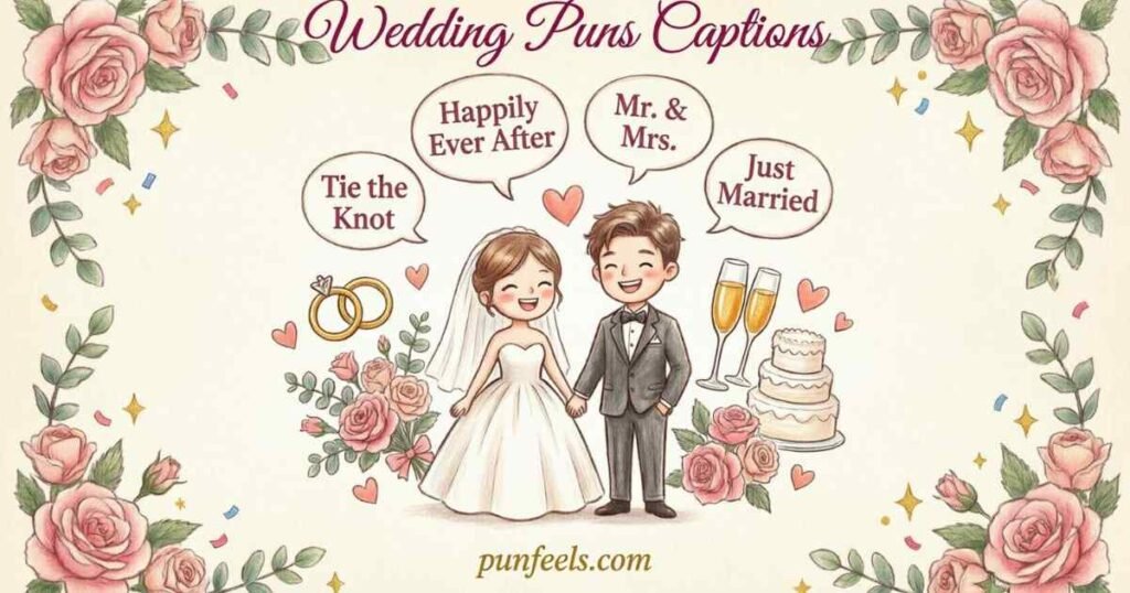 Wedding Puns Captions