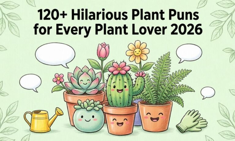 120+ Hilarious Plant Puns for Every Plant Lover 2026