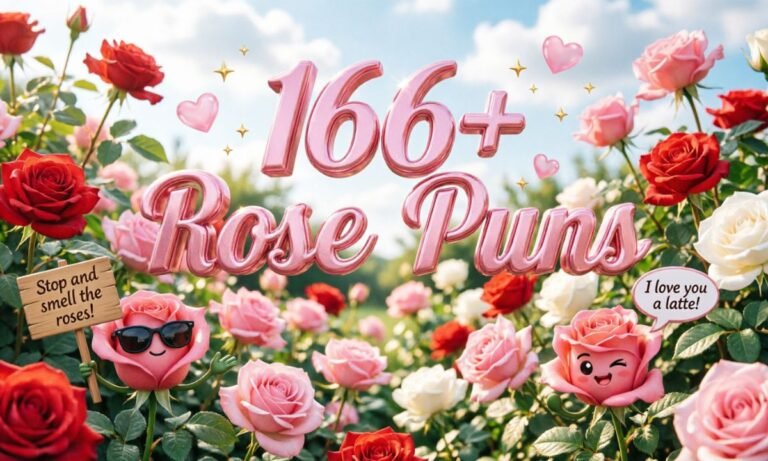 166+ Rose Puns