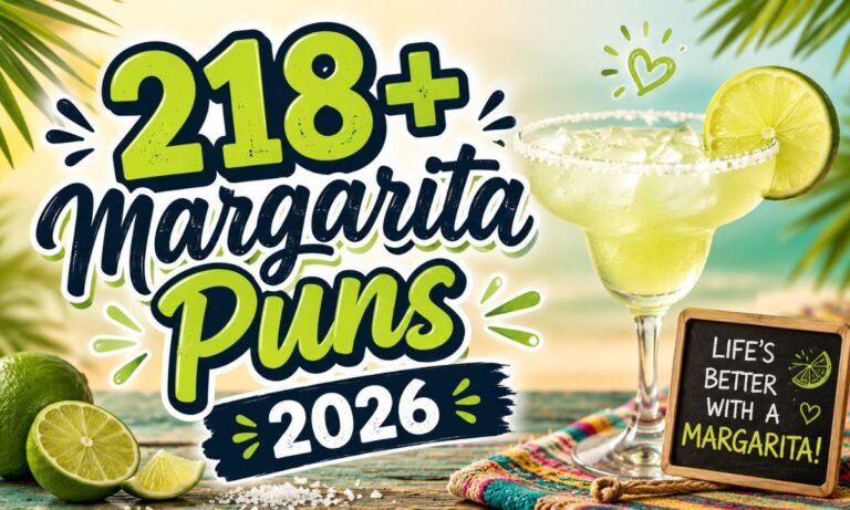 218+ Margarita Puns 2026