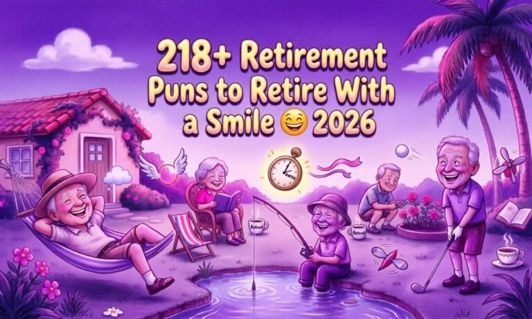 218+ Retirement Puns