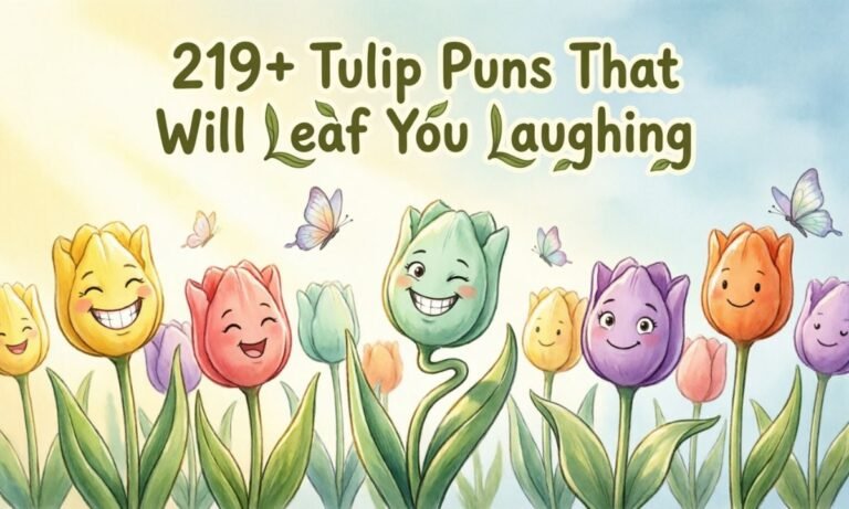 219+ Tulip Puns That Will Leaf You Laughing
