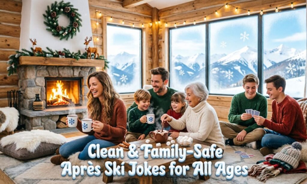 Clean & Family-Safe Après Ski Jokes for All Ages