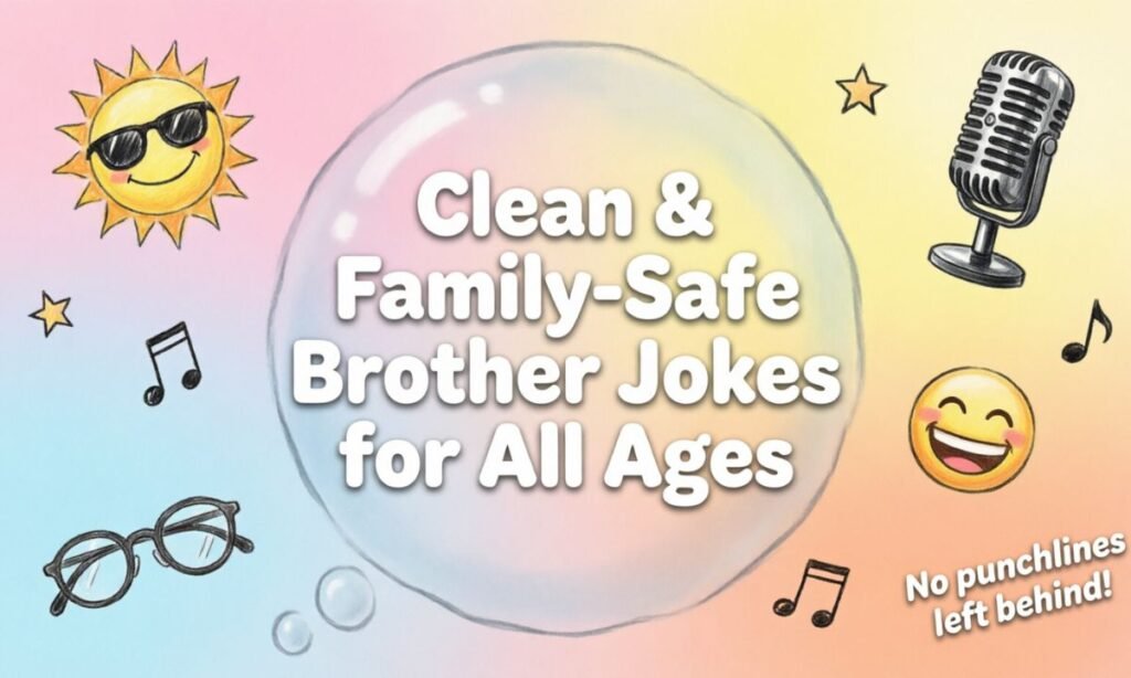Clean & Family-Safe Brother Jokes for All Ages