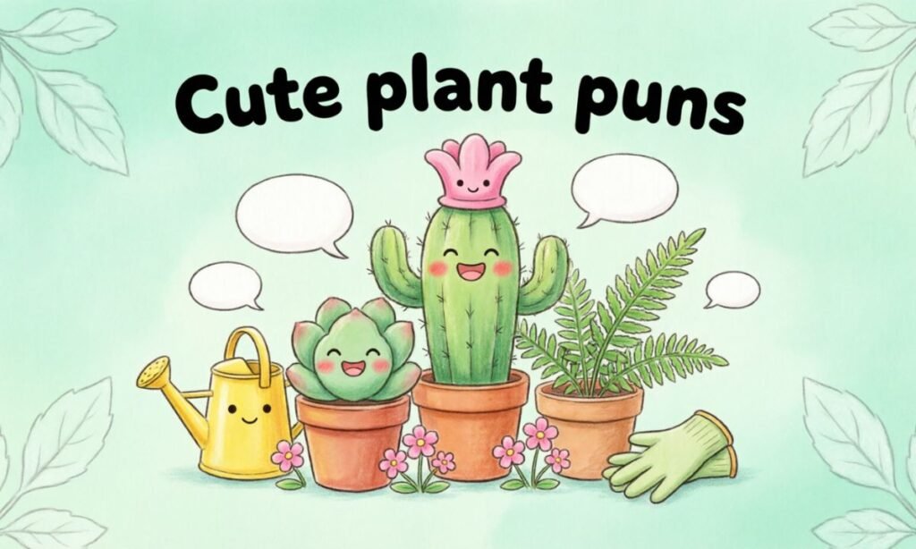 Cute plant puns