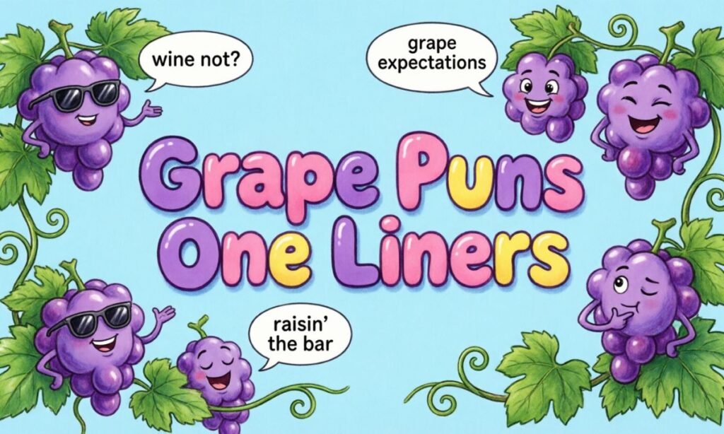 Grape Puns One Liners