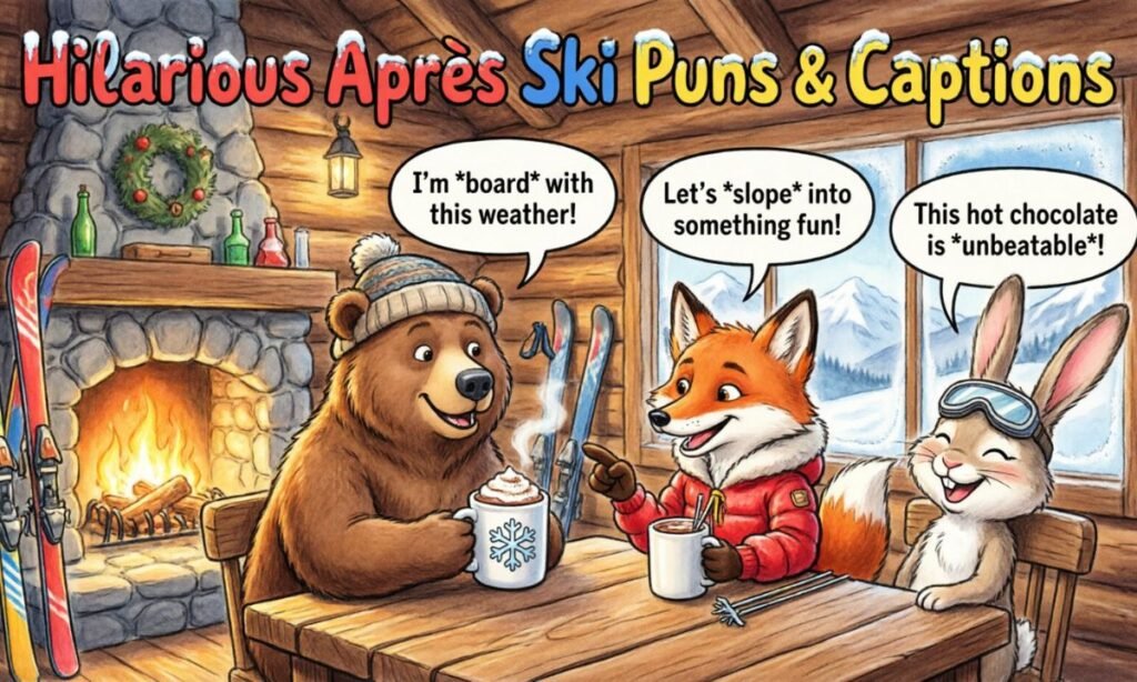 Hilarious Après Ski Puns & Captions