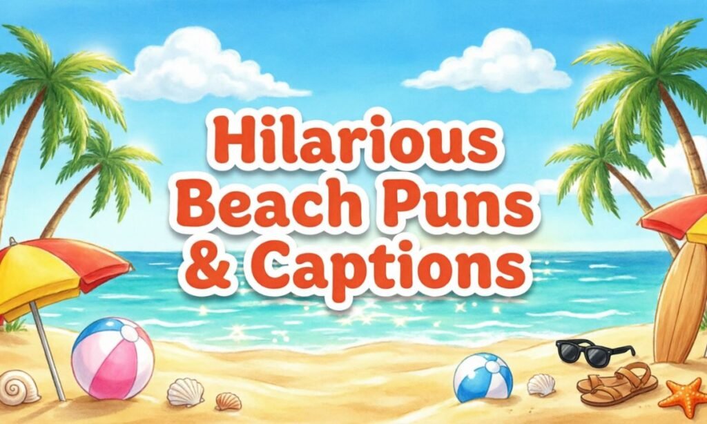 Hilarious Beach Puns & Captions