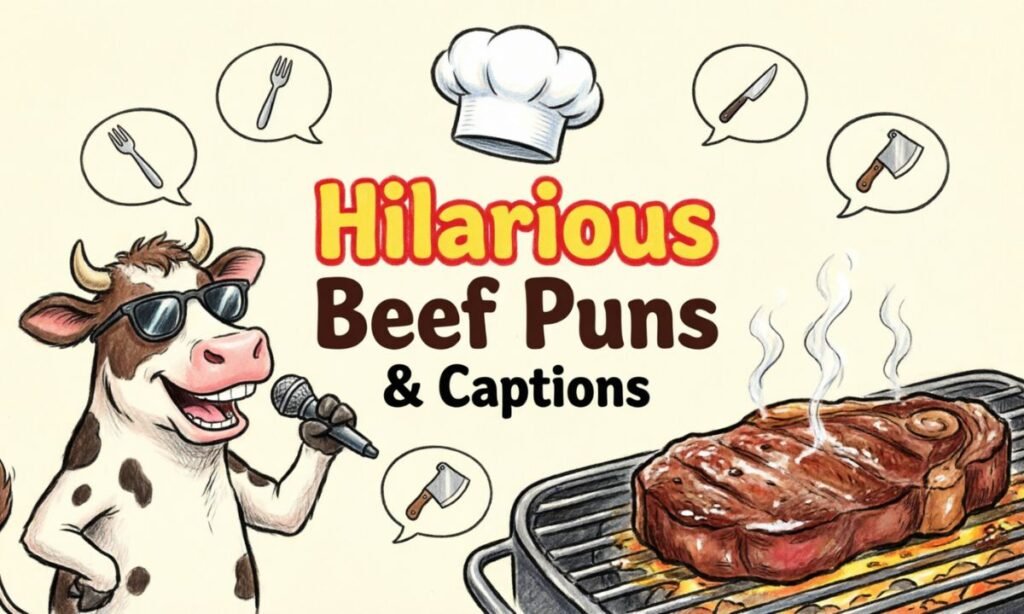 Hilarious Beef Puns & Captions