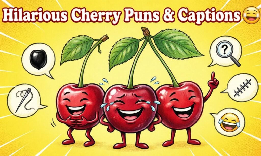 Hilarious Cherry Puns & Captions