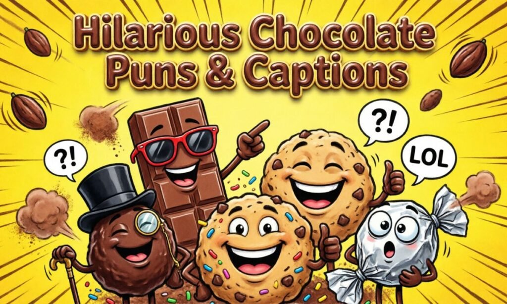 Hilarious Chocolate Puns & Captions