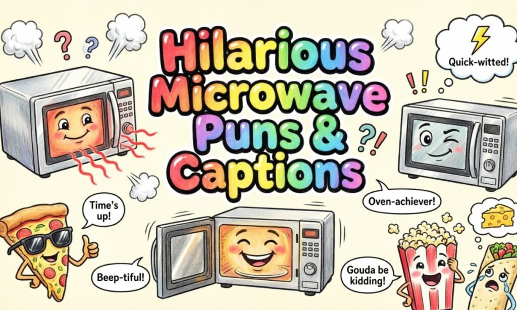Hilarious Microwave Puns & Captions