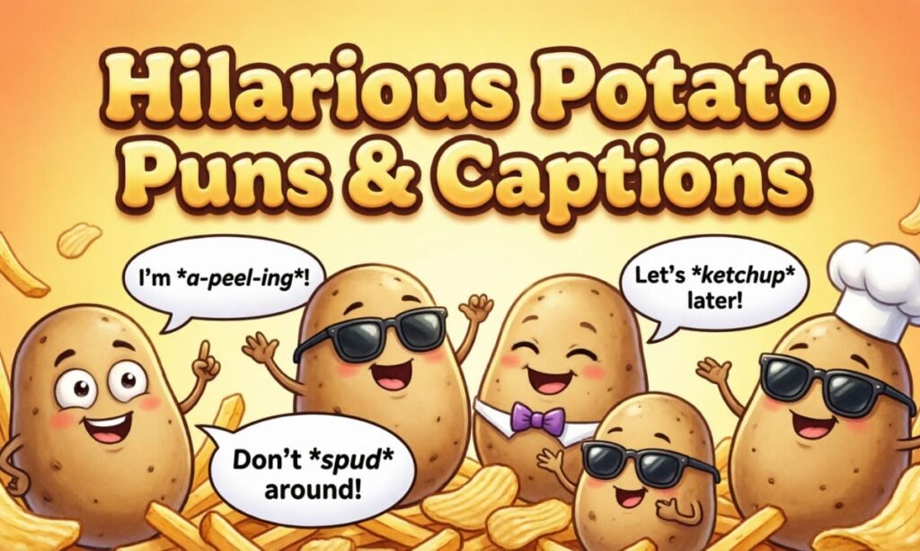 Hilarious Potato Puns & Captions