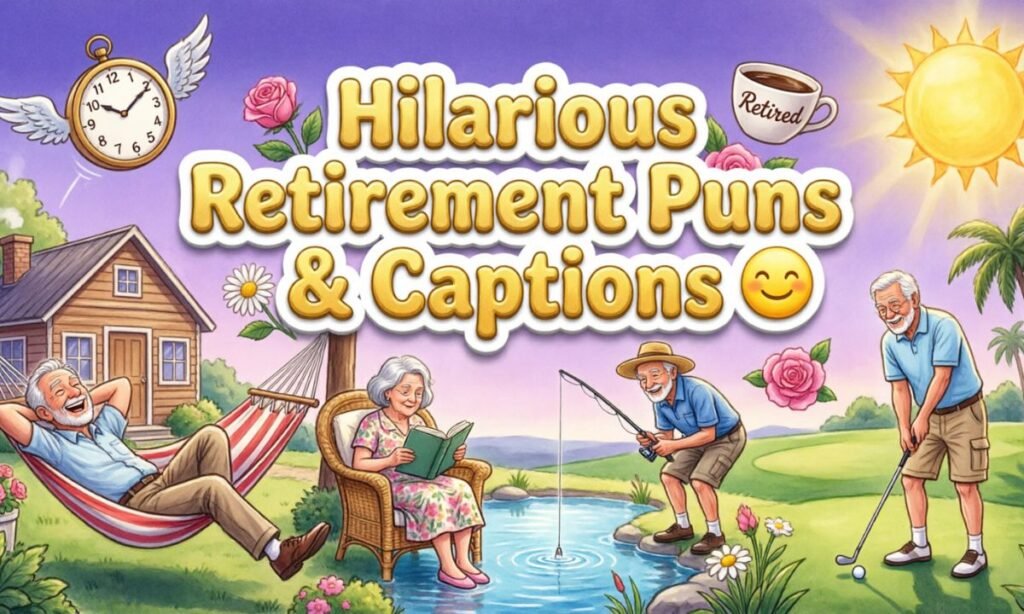 Hilarious Retirement Puns & Captions