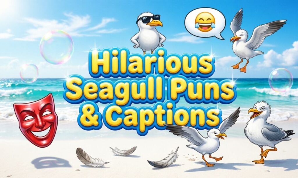 Hilarious Seagull Puns & Captions