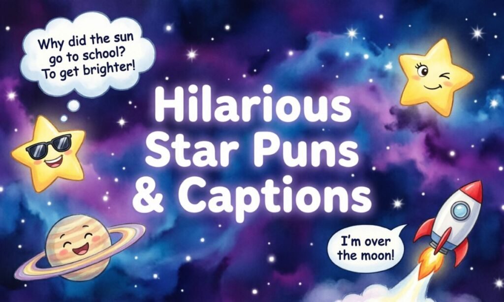 Hilarious Star Puns & Captions