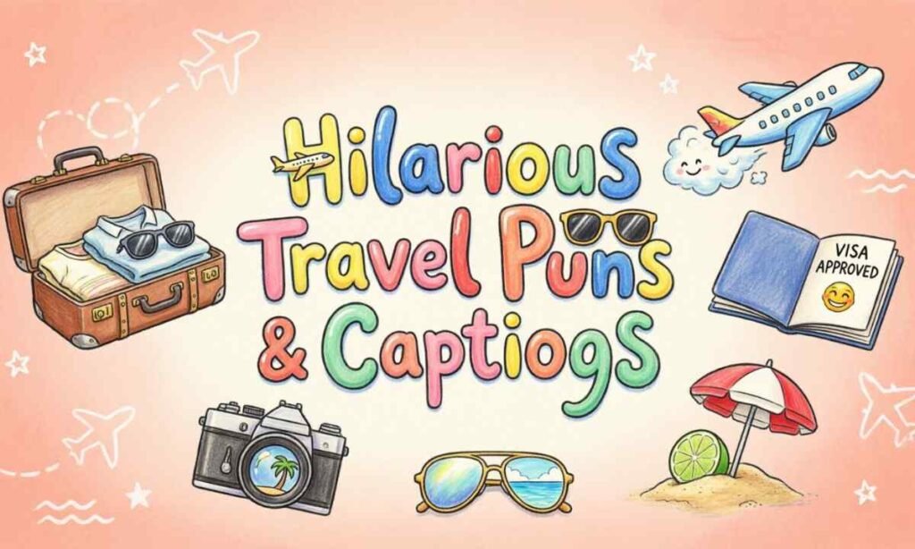 Hilarious Travel Puns & Captions