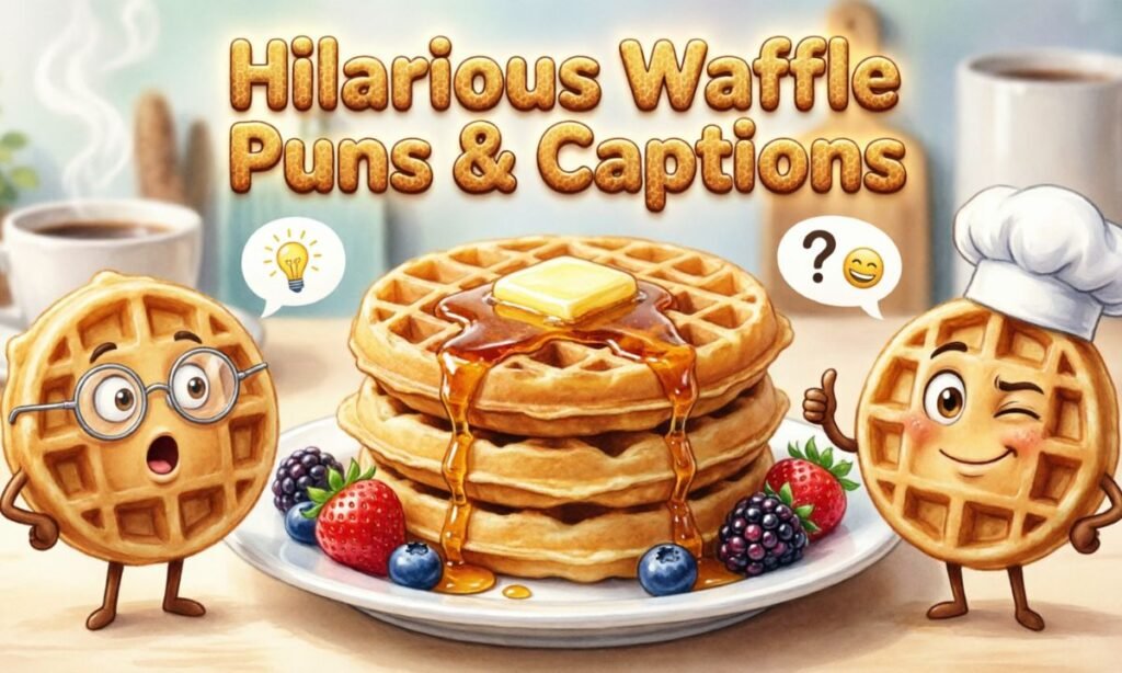 Hilarious Waffle Puns & Captions