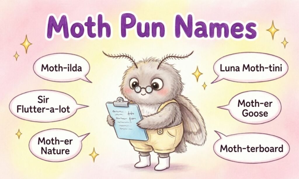 Moth Pun Names