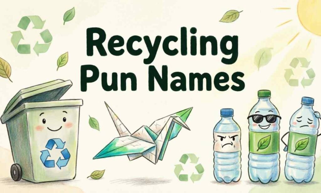 Recycling Pun Names