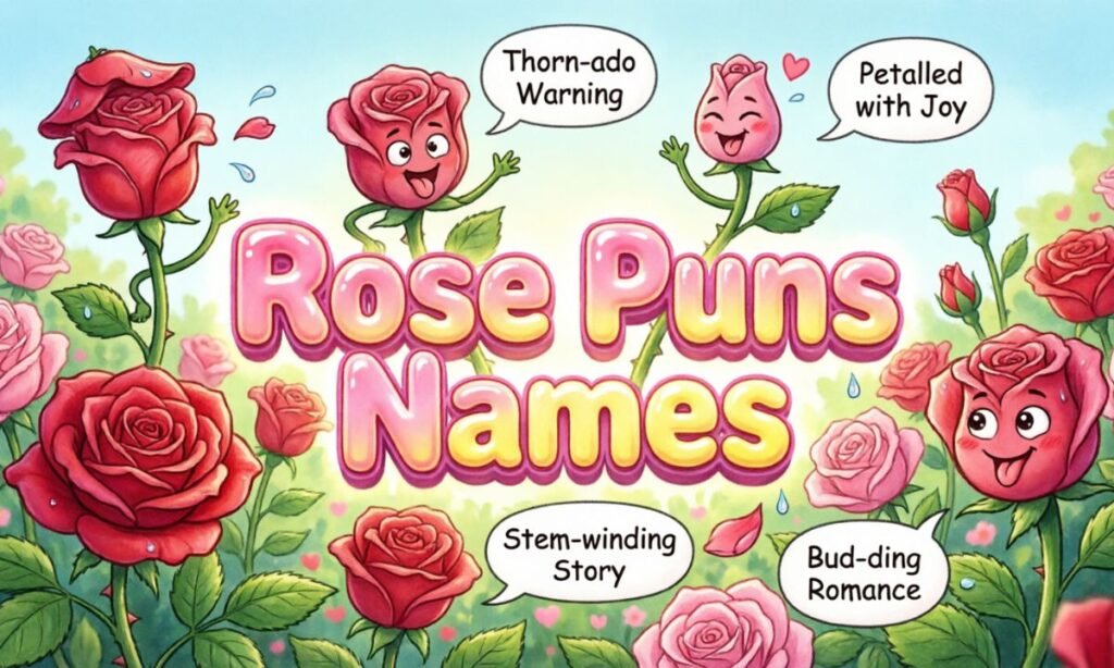 Rose Puns Names