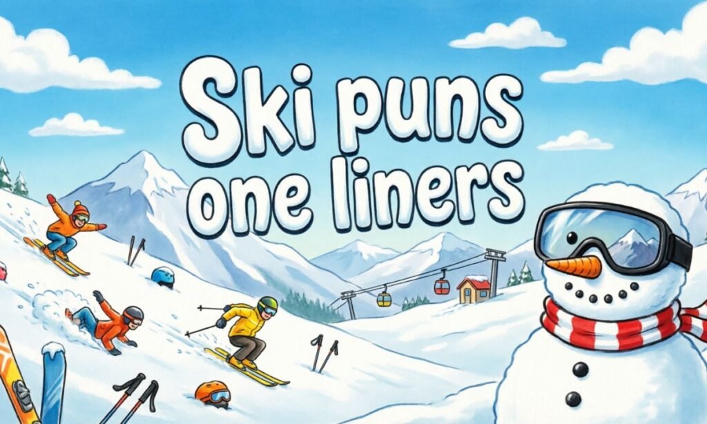 Ski puns one liners