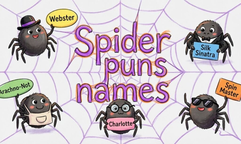 Spider puns names