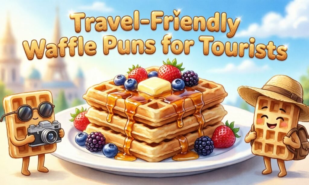 Travel-Friendly Waffle Puns for Tourists